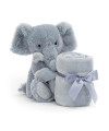 Doudou couverture éléphant gris de Jellycat