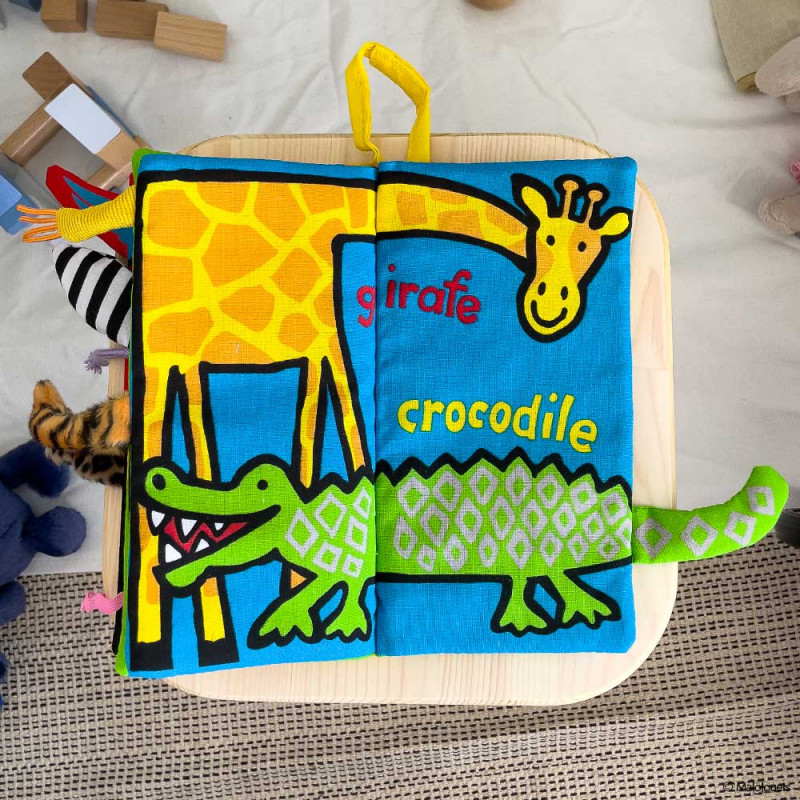 page croco et girafe