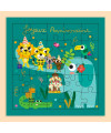 Carte puzzle Animaux de la jungle "joyeux anniversaire" de Cartesdart