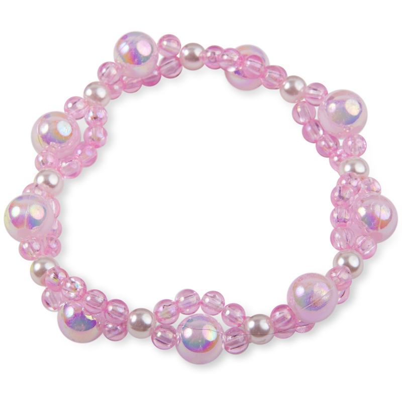 Bijou bracelet perles roses braided Great Pretenders