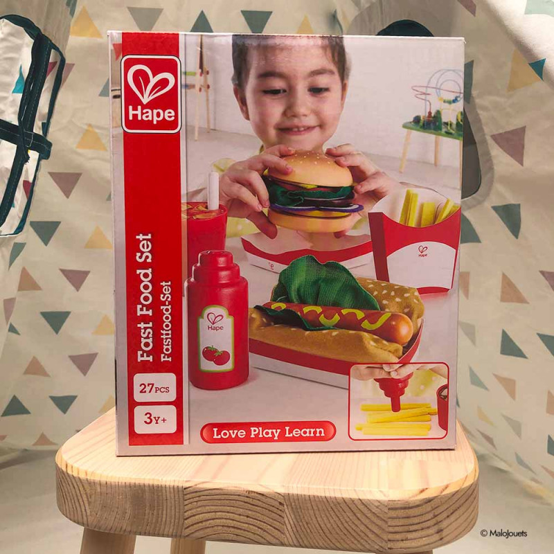 Dinette Fast-food enfant Hape