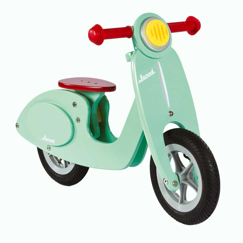 Draisienne scooter en bois vert menthe Mint Janod