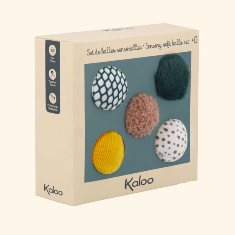 Set de 5 balles sensorielles pour bébé de Kaloo