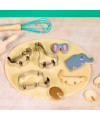 Emporte-pièces Les Biscuits Safari 3D de Chefclub Kids