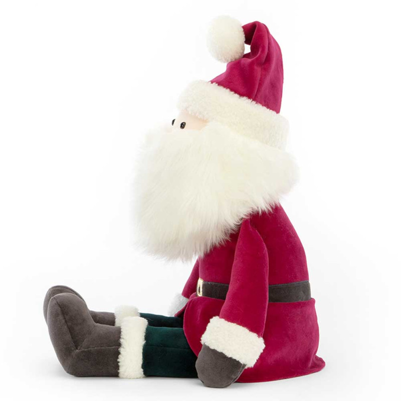 Père-Noël en peluche Jolly (54 cm)
