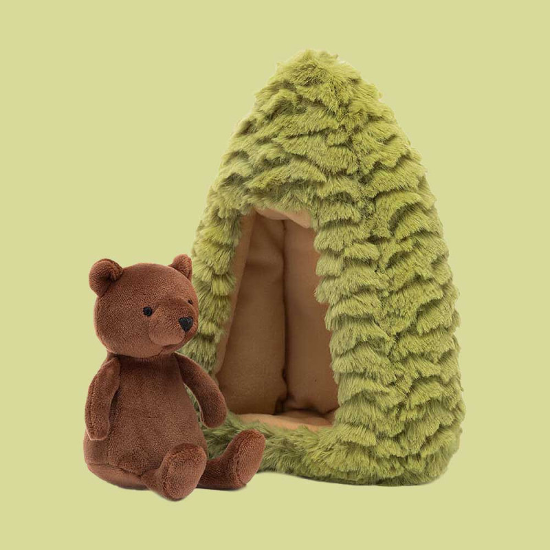 Peluche ours & sapin Forest fauna bear Jellycat