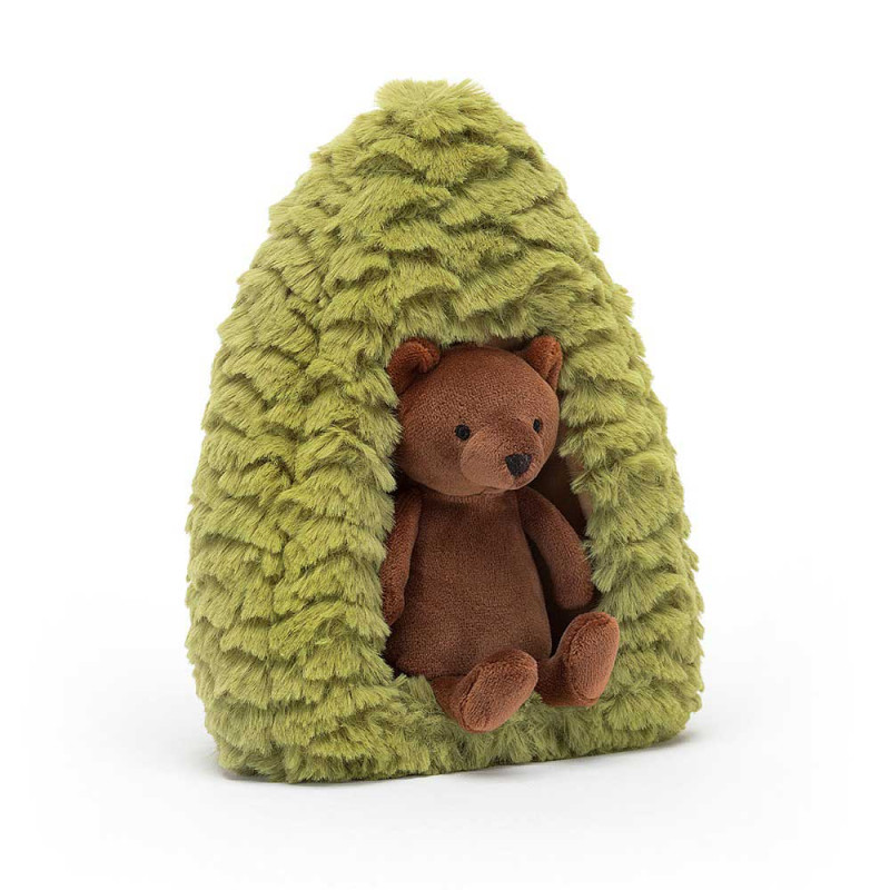 peluche ours dans peluche sapin FORF2B