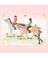 Set de table équitation Mon beau cheval des éditions Cartes d'Art