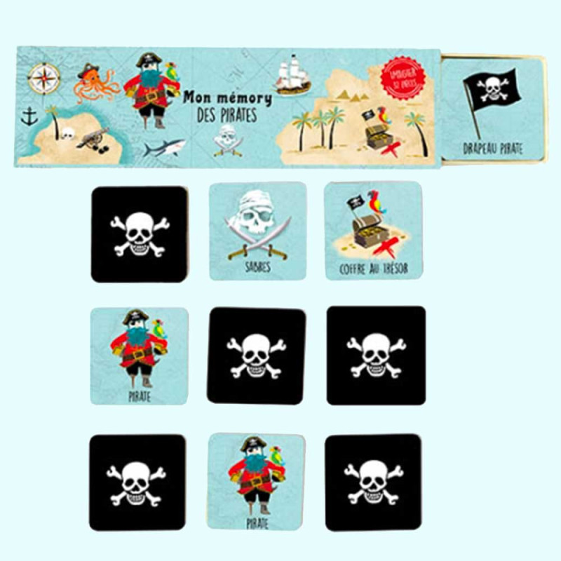 Mon mémory des pirates Edition Cartes d'Art