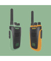 Talki-walkie vert et orange tidytalk