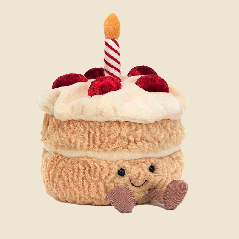 Peluche gâteau d'anniversaire de Jellycat