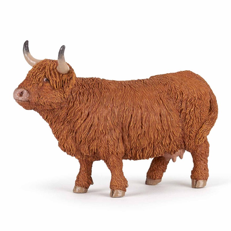 Figurine  Vache Highland - Figurine plastique - Papo