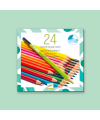 Pochette 24 crayons de couleurs aquarellables FSC de Djeco