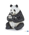 Panda assis et son bébé Figurine plastique pour les enfants de Papo