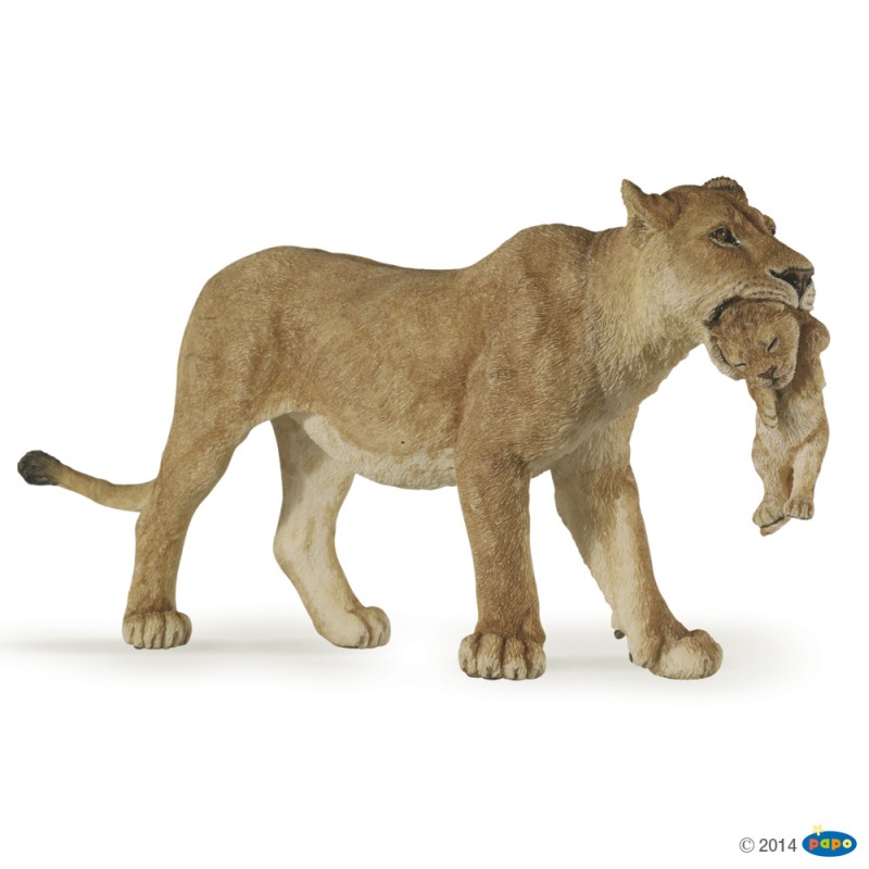 Lionne avec lionceau - La vie sauvage par Papo