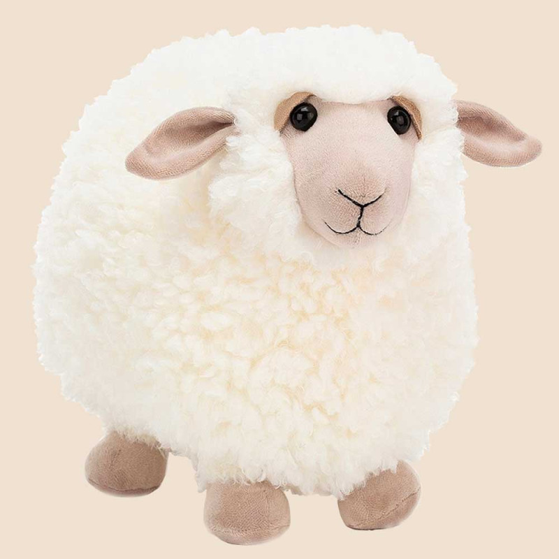 Rolbie est une peluche mouton de Jellycat de 28 cm.