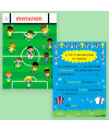 8 Cartes invitations Football Editions Cartes d'art