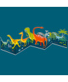Carte postale Pop-up 3D Dinosaures joyeux anniversaire de Cartes d'Art