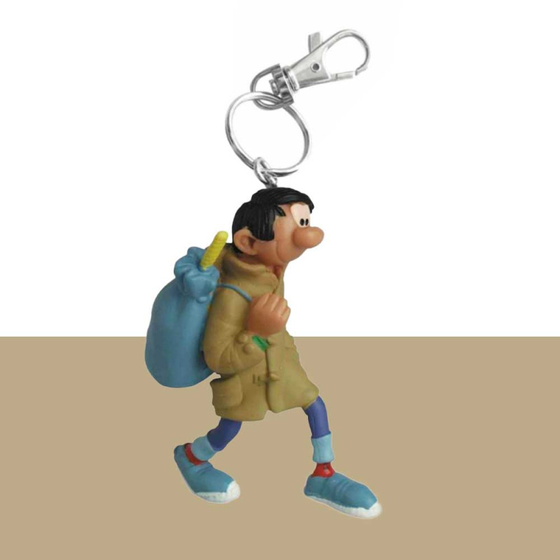 Porte-clés Gaston avec son duffle coat 20974 Plastoy