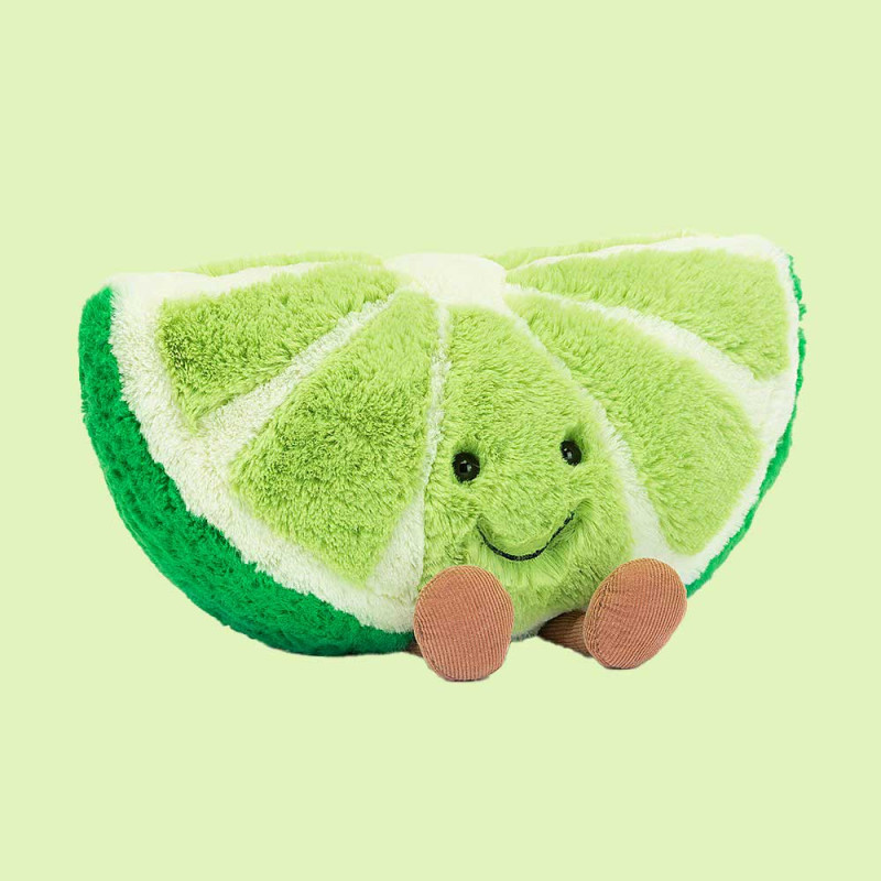 Peluche tranche de citron vert Amuseable de Jellycat