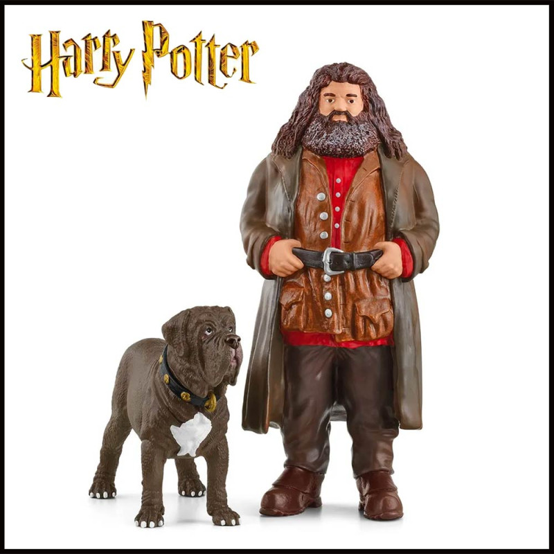Figurines Hagrid et Crockdur - Harry Potter