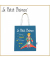 Tote Bag Le Petit Prince en coton, Célèbre Citation