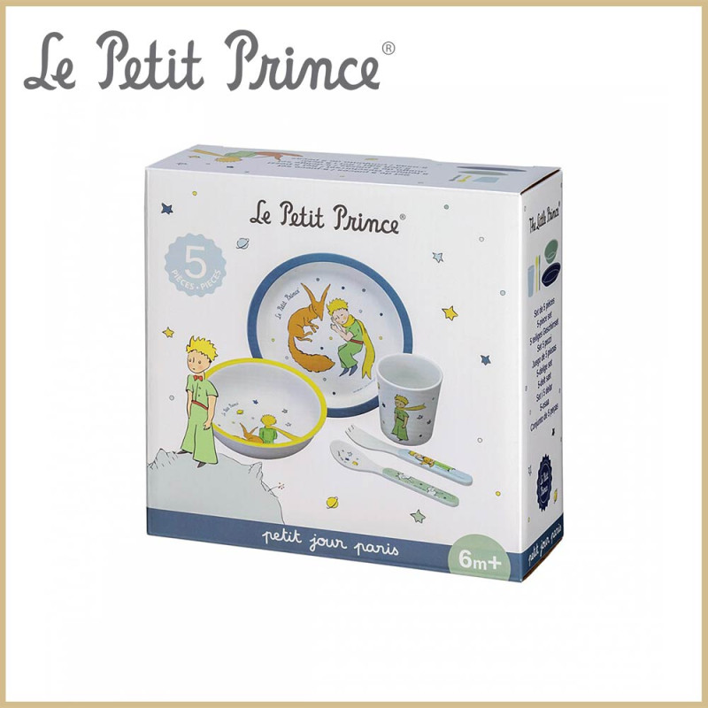 Vaisselle Le Petit Prince Coffret 5 pièces pour les enfants