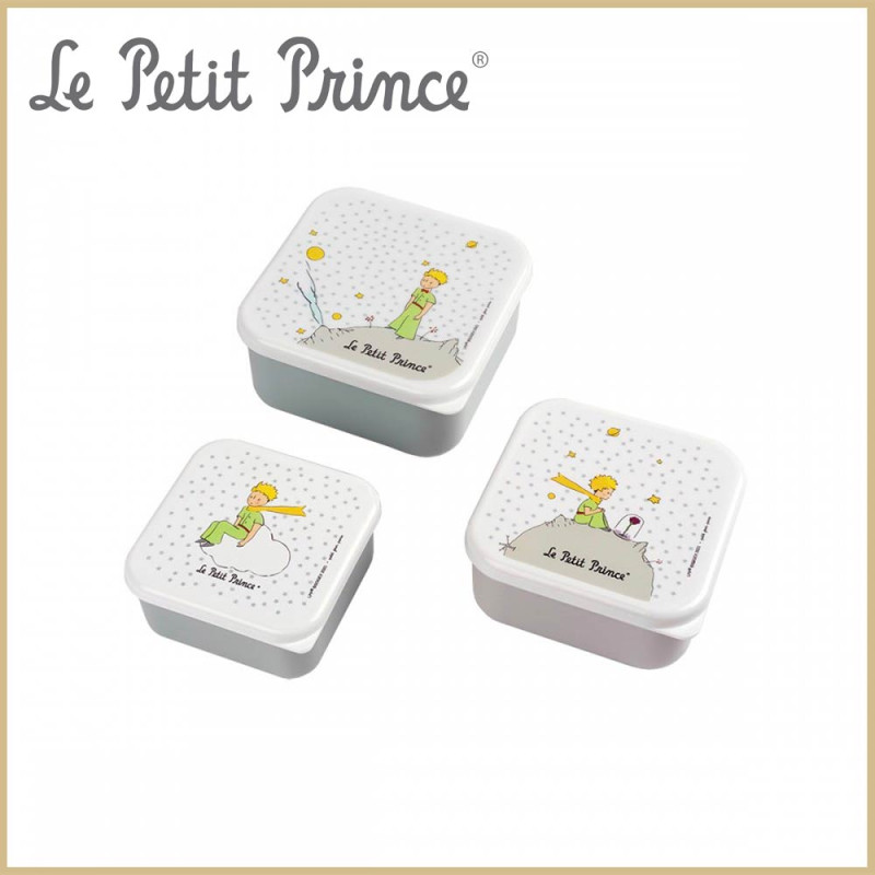 Boîtes à Goûter Le Petit Prince Lot de 3