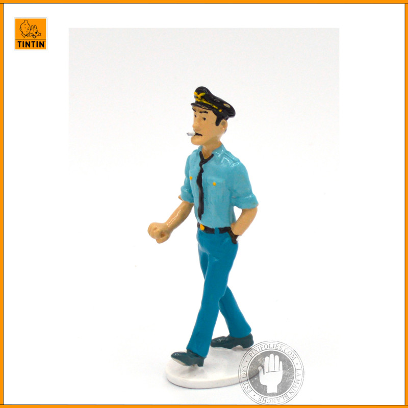 Figurine métal Paolo Colombani Collection Carte de voeux Tintin