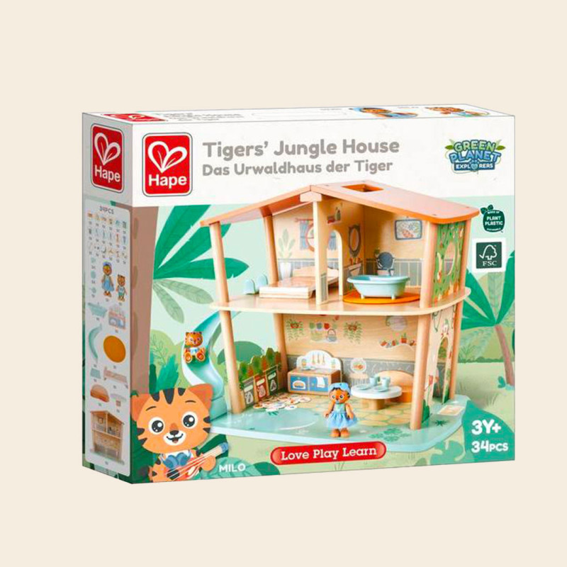 Boîte Hape La Maison de la jungle des tigres