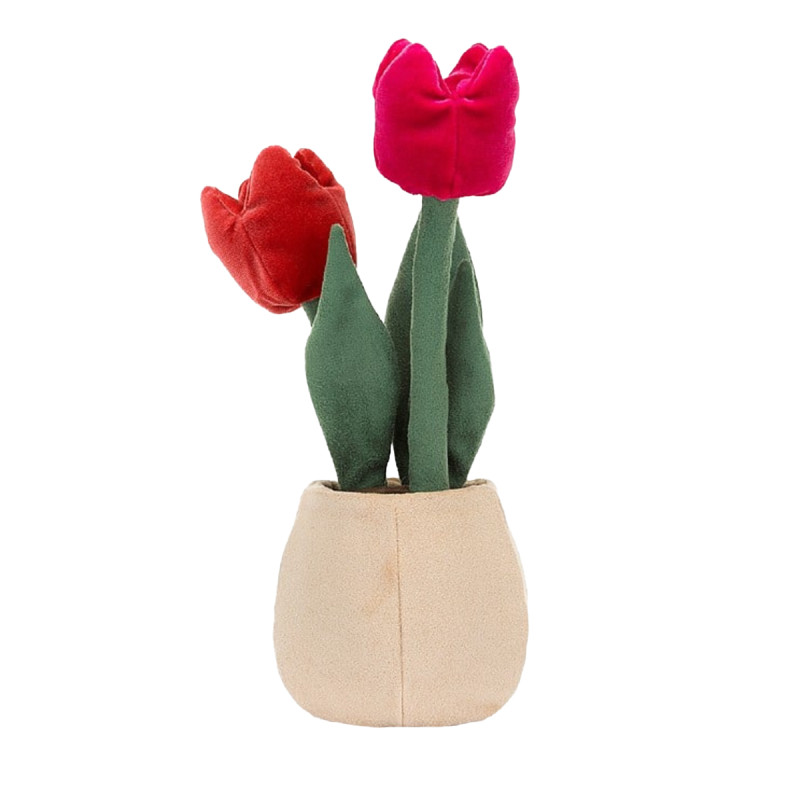 Peluche Tulipe et son pot