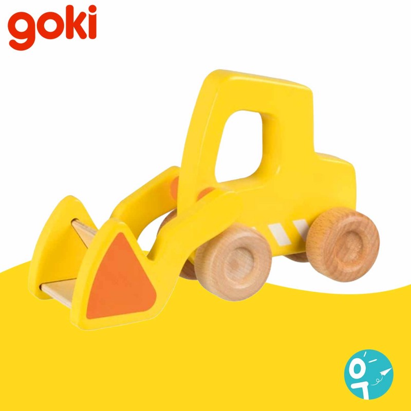 Tracteur chargeur de chantier en bois pour les enfants de Goki