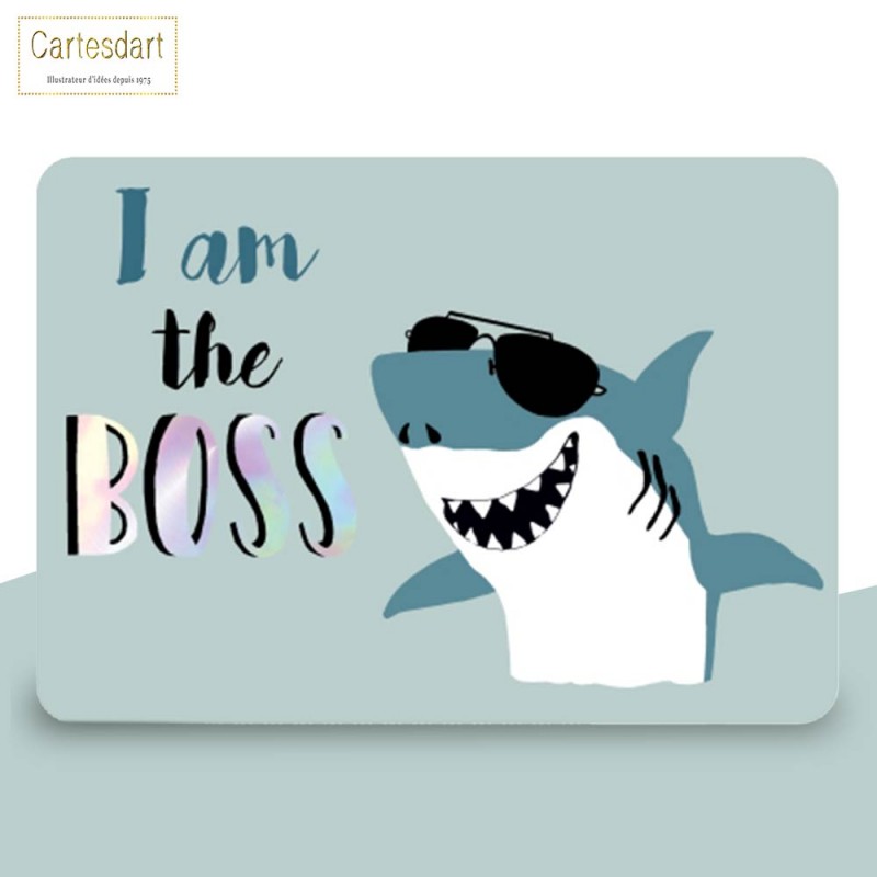 Set de Table Requin "I Am The Boss" de Cartesdart