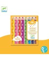 8 crayons de couleurs pour les petits Djeco DJ09004