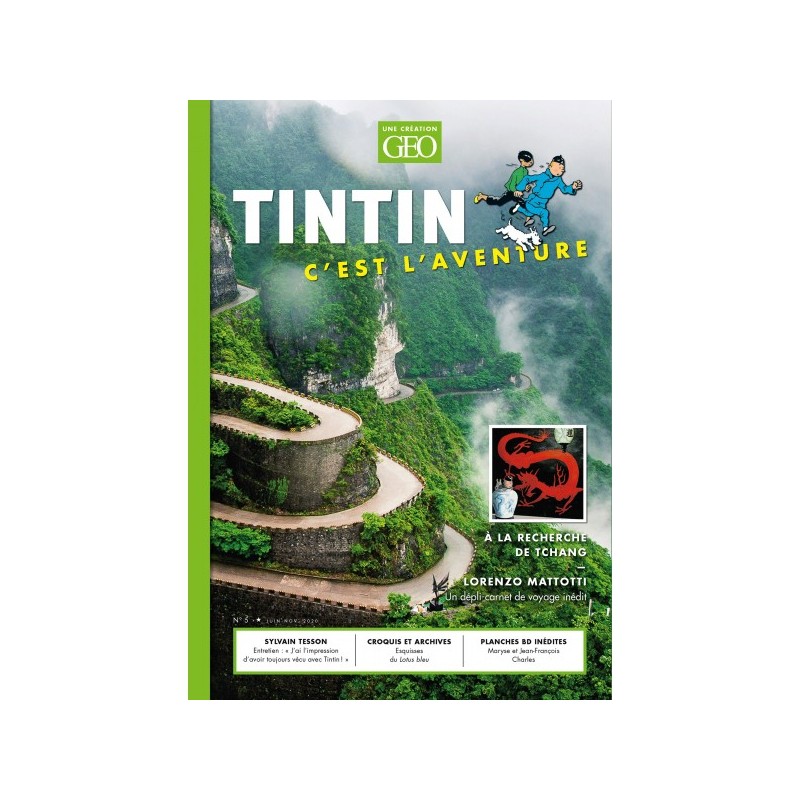 Livre Tintin, C'est l'Aventure by GEO - Tome 5 : A la recherche de Tchang