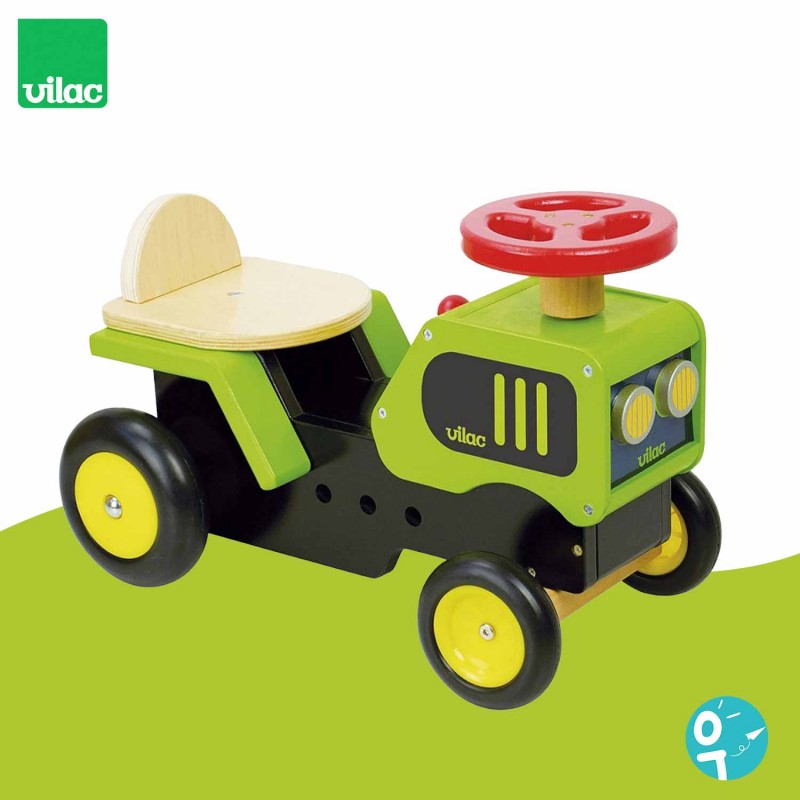 Tracteur en bois pour les enfants (dès 18 mois) Vilac