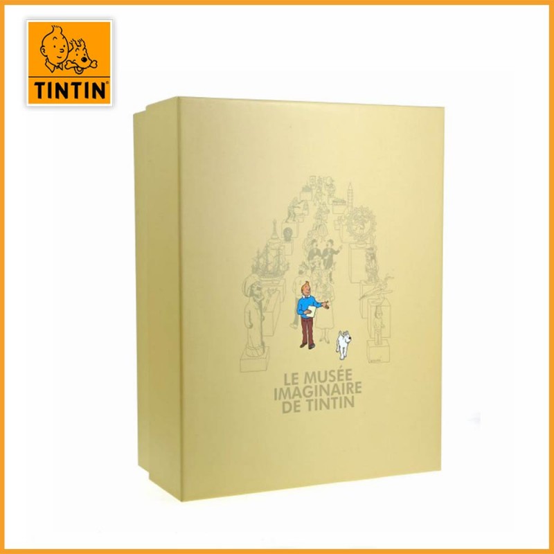 Boîte de la Statuette Tintin & Milou de la collection Musée Imaginaire - Figurine résine Tintin