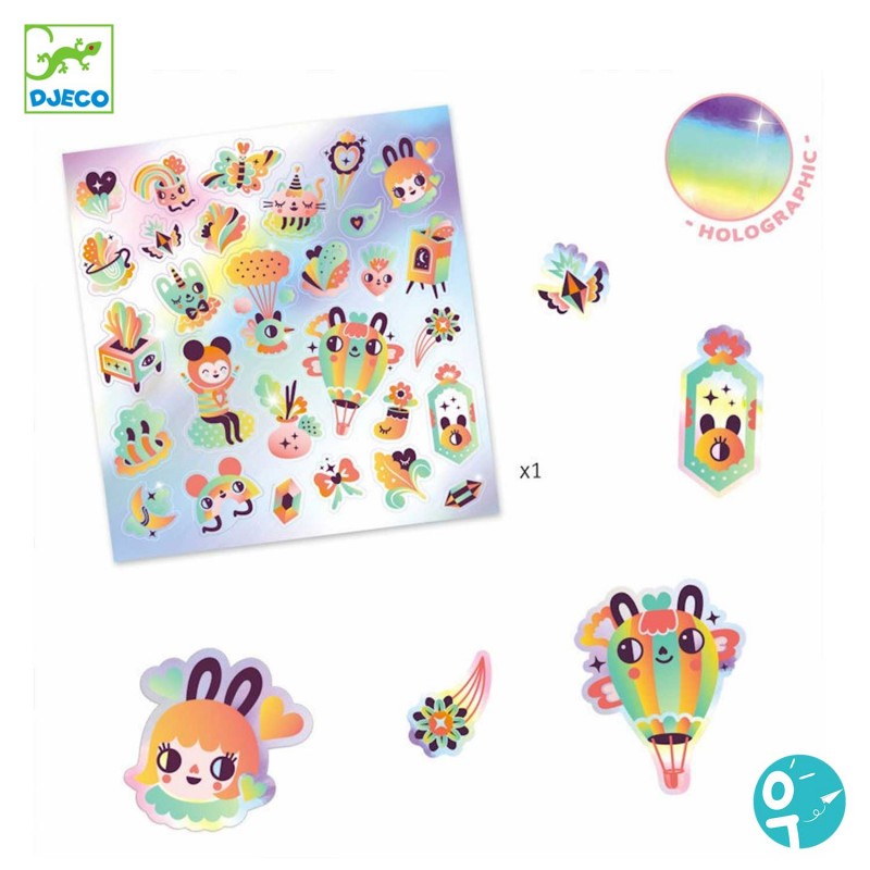 Stickers colorés pour les enfants by Djeco