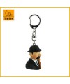 Porte-clés Tintin - Buste Dupont Moulinsart 42317
