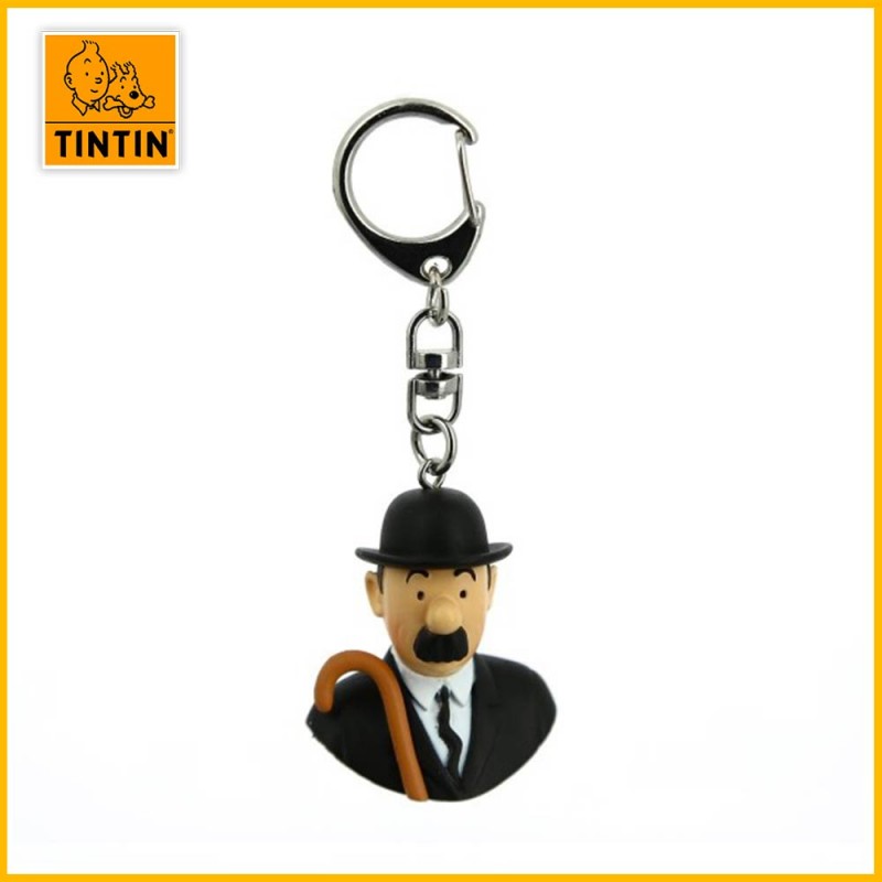 Porte-clés Tintin - Buste Dupond Moulinsart 42318