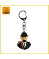 Porte-clés Tintin - Buste Dupond Moulinsart 42318
