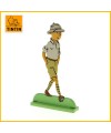 Tintin au Congo Figurine plate en métal Moulinsart 29215