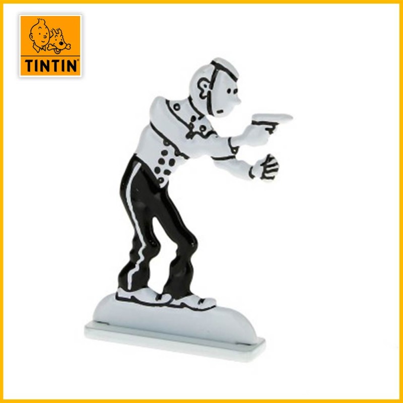 Tintin groom Figurine plate en métal Moulinsart 29236