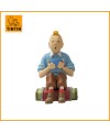 Porte-clés Tintin assis au Tibet (petit modèle) Moulinsart