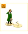 Le Professeur Tournesol lit Tintin - Collection "Lisez Tintin" - Figurine en Plomb Moulinsart 46304