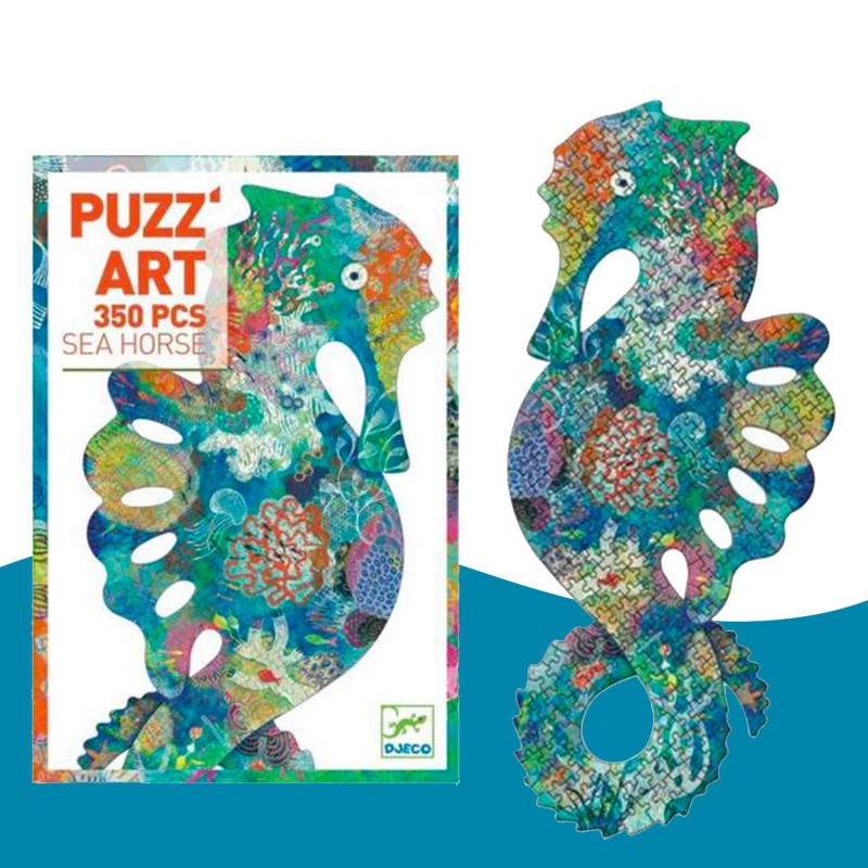 Puzzle Sea Horse Hippocampe Puzz'Art Djeco