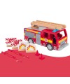 Camion de pompier grande échelle bois Tidlo
