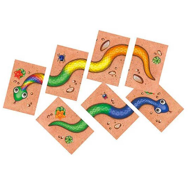 Les enfants assembleront des serpents colorés