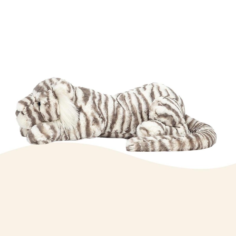 Tigre des neiges (blanc) Grand modèle Jellycat