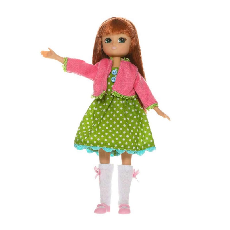 La poupée Lottie vêtue de la tenue Flower Power.